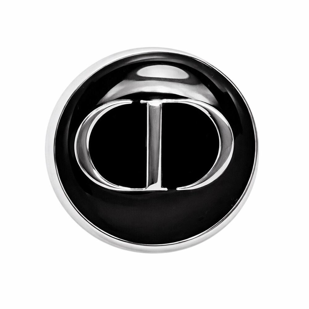 Dior Black and Silver CD Logo Pin